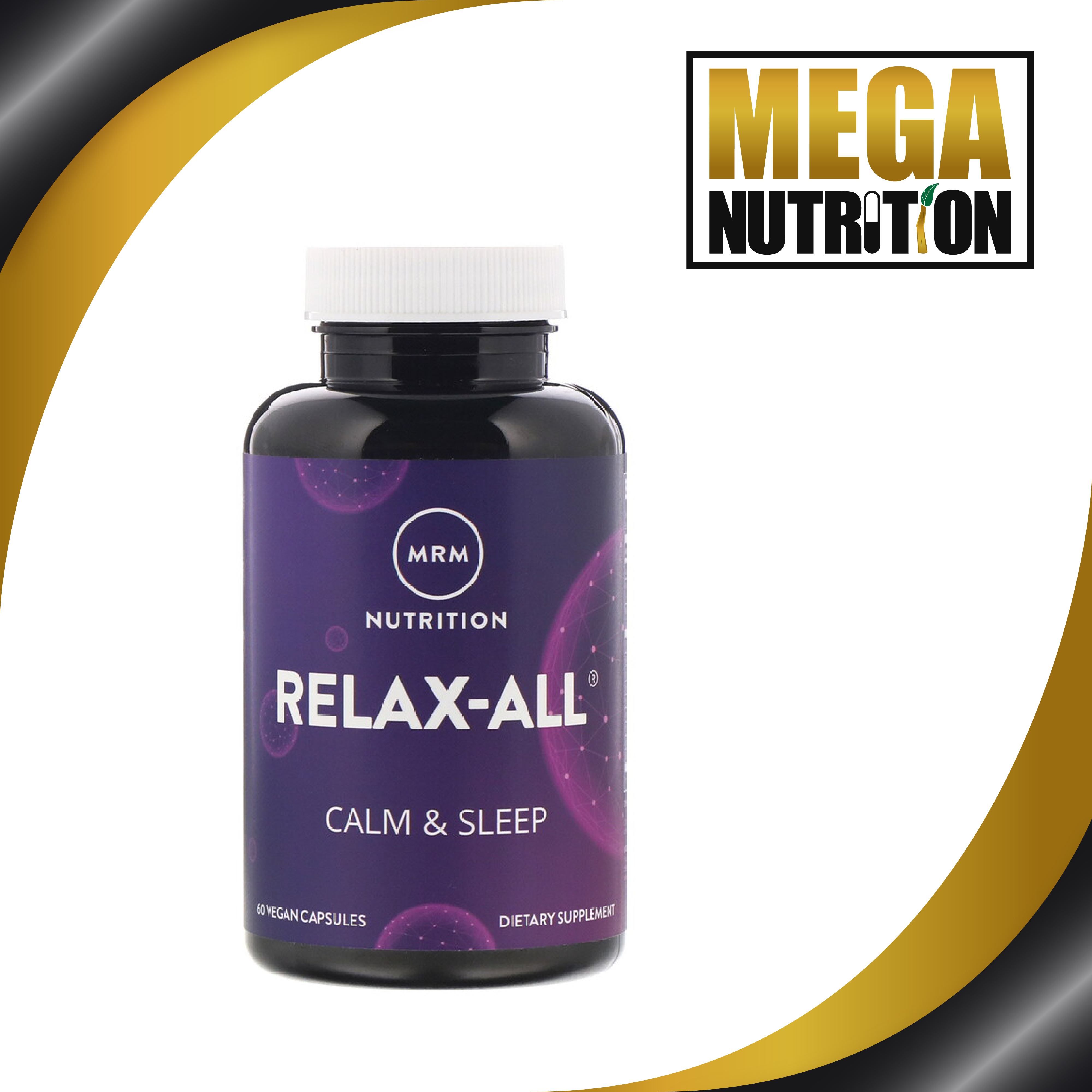 MRM RelaxAll Calm & Sleep with 60 Veg Caps Stress Tension
